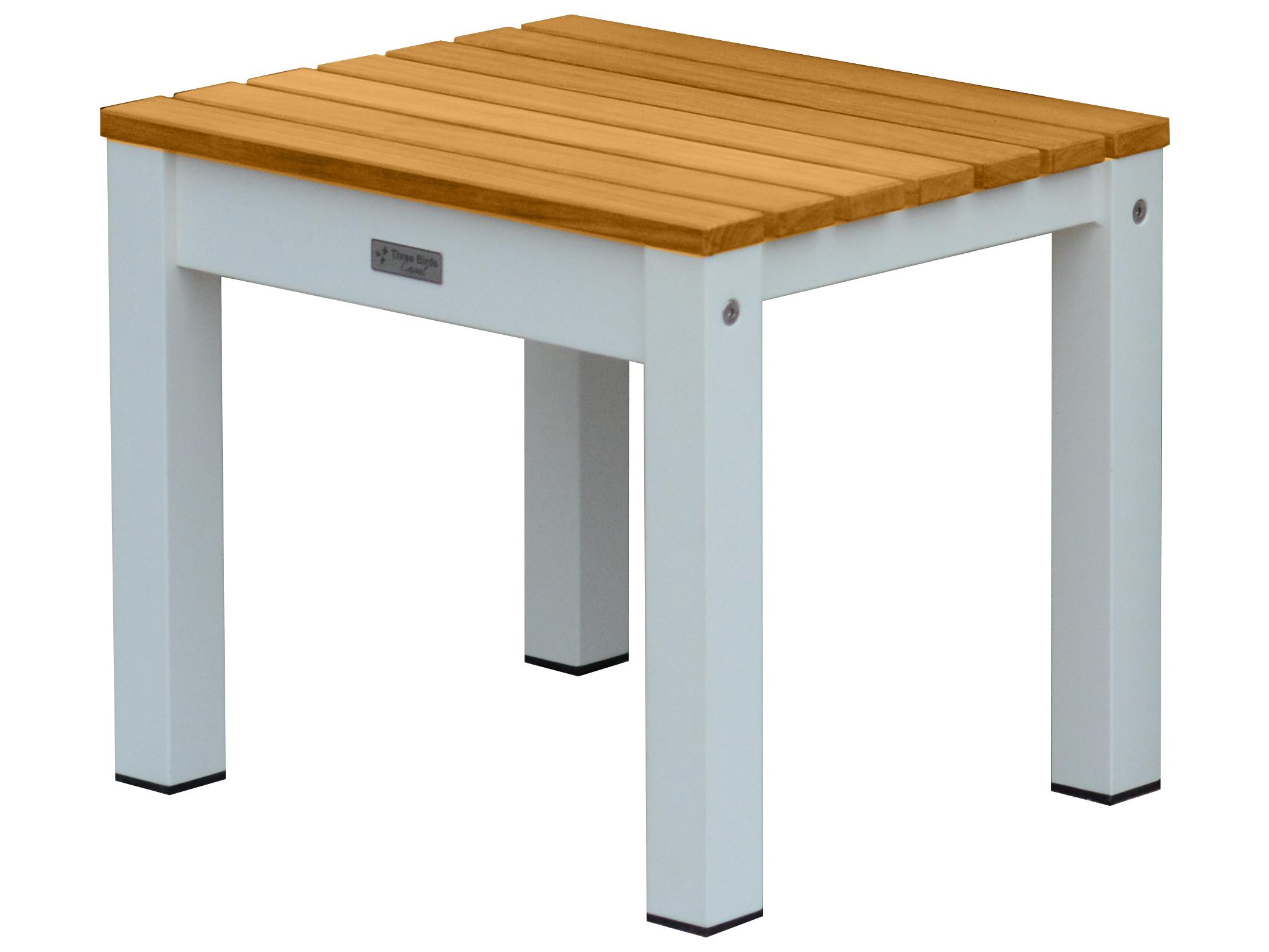 Three Birds Casual SoHo Teak Backless Patio Bench