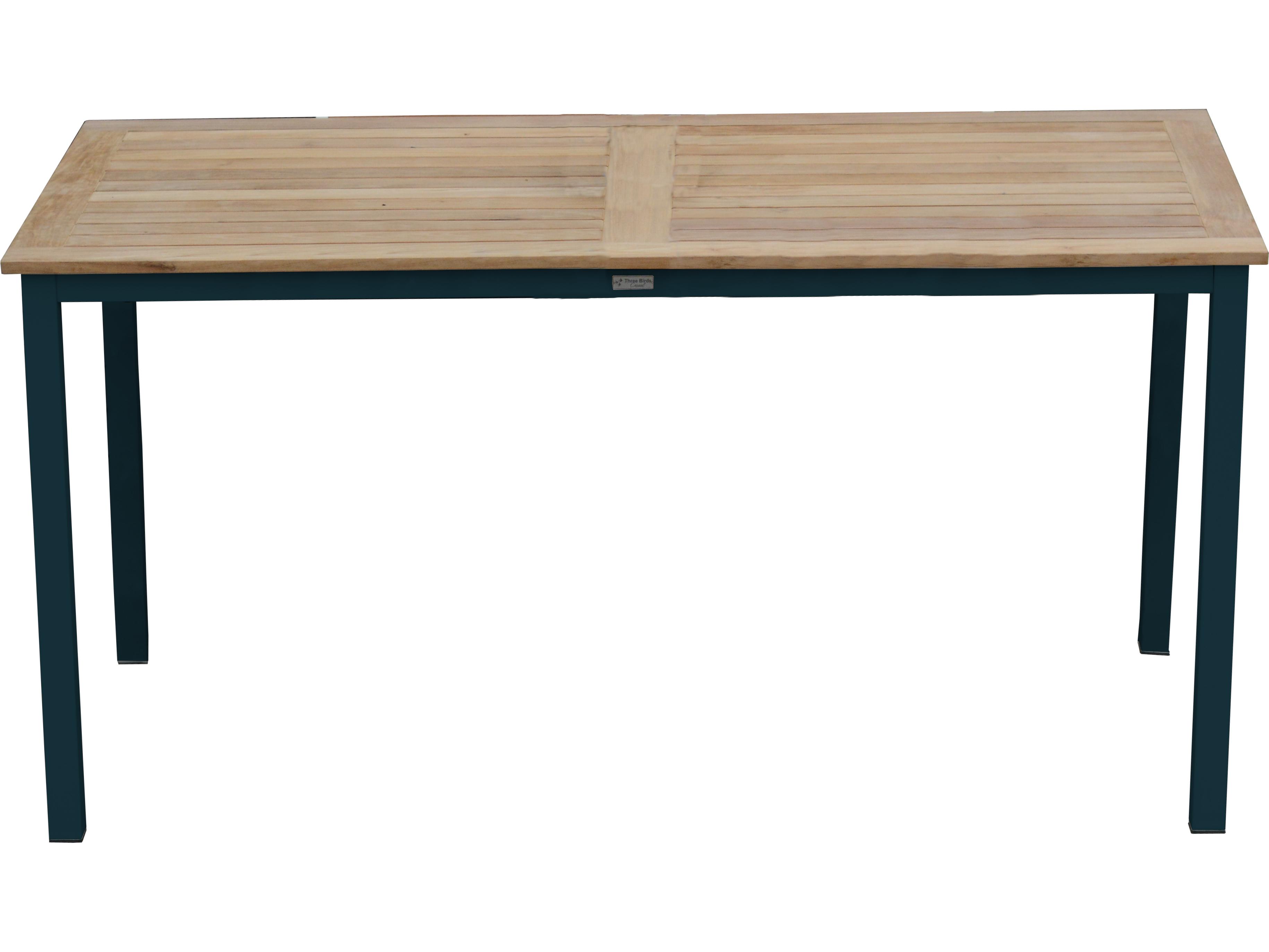 Three Birds Casual SoHo Rectangle Outdoor Counter Height Table