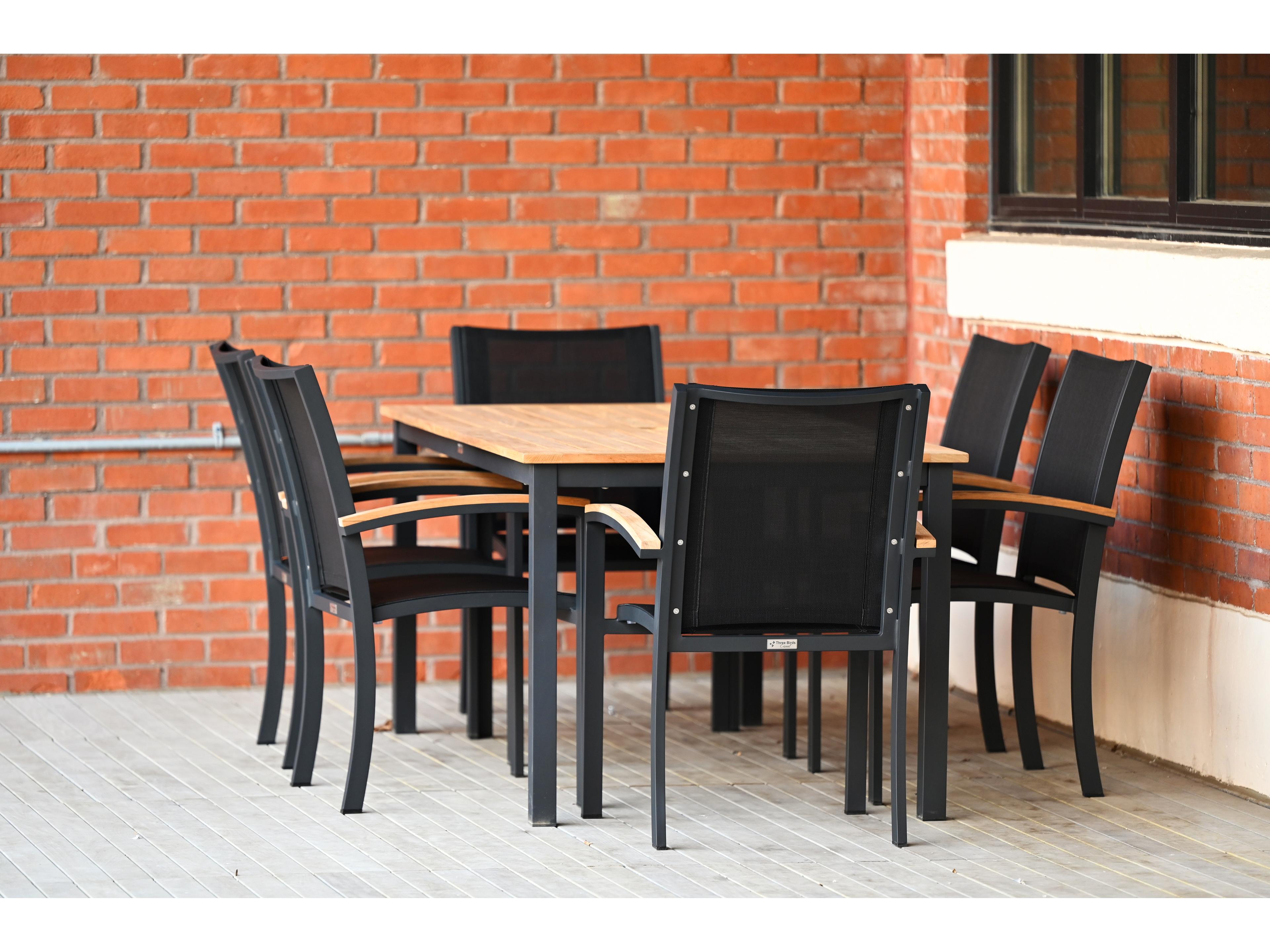 Three Birds Casual Tribeca Metal Sling Dining Chair