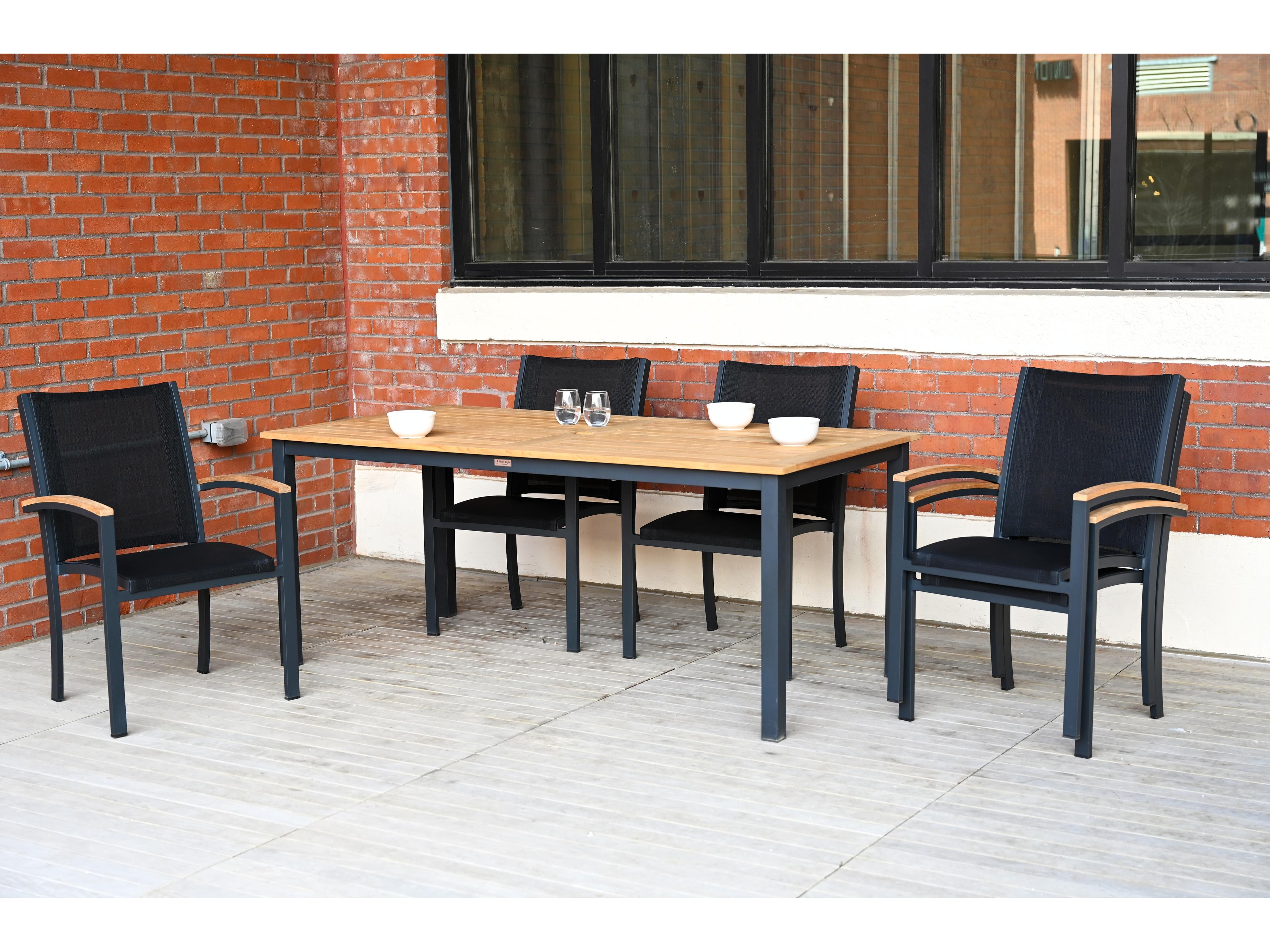 Three Birds Casual Tribeca Metal Sling Dining Chair