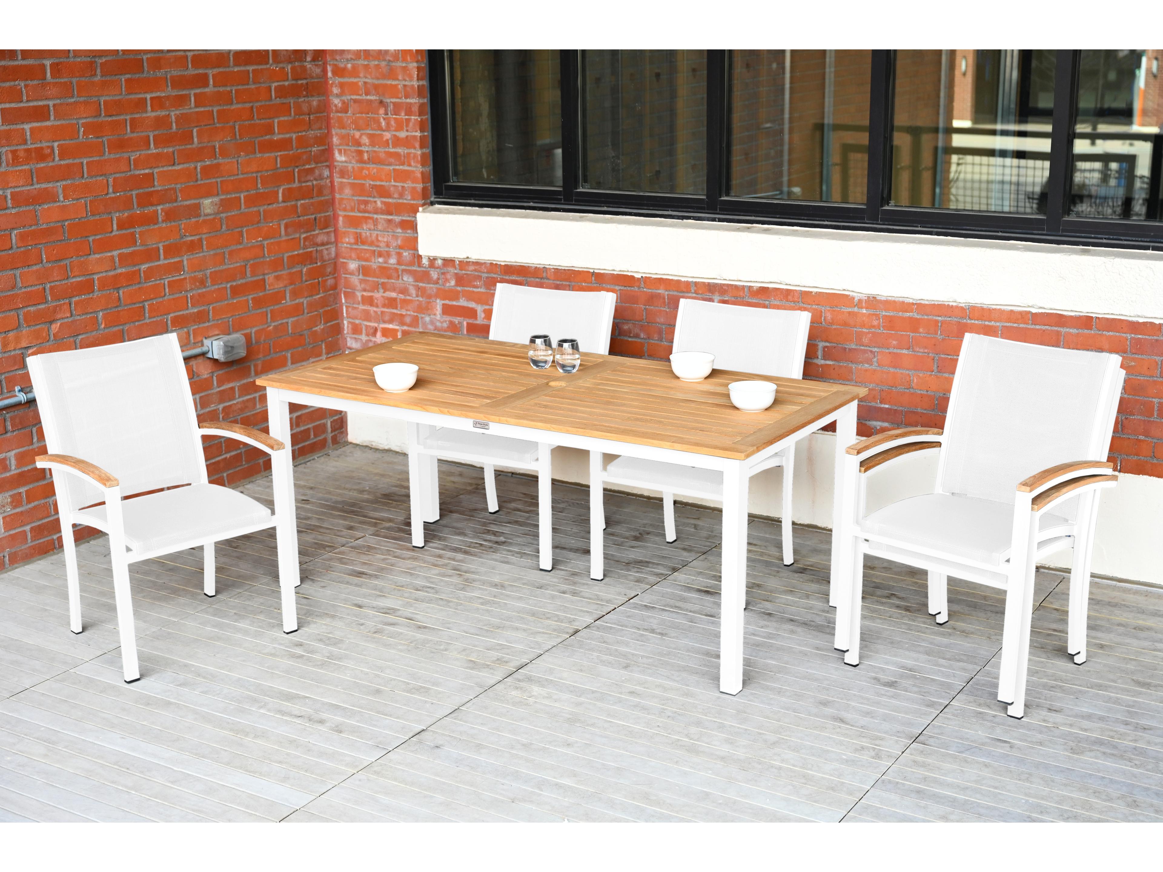 Three Birds Casual Tribeca Metal Sling Dining Chair