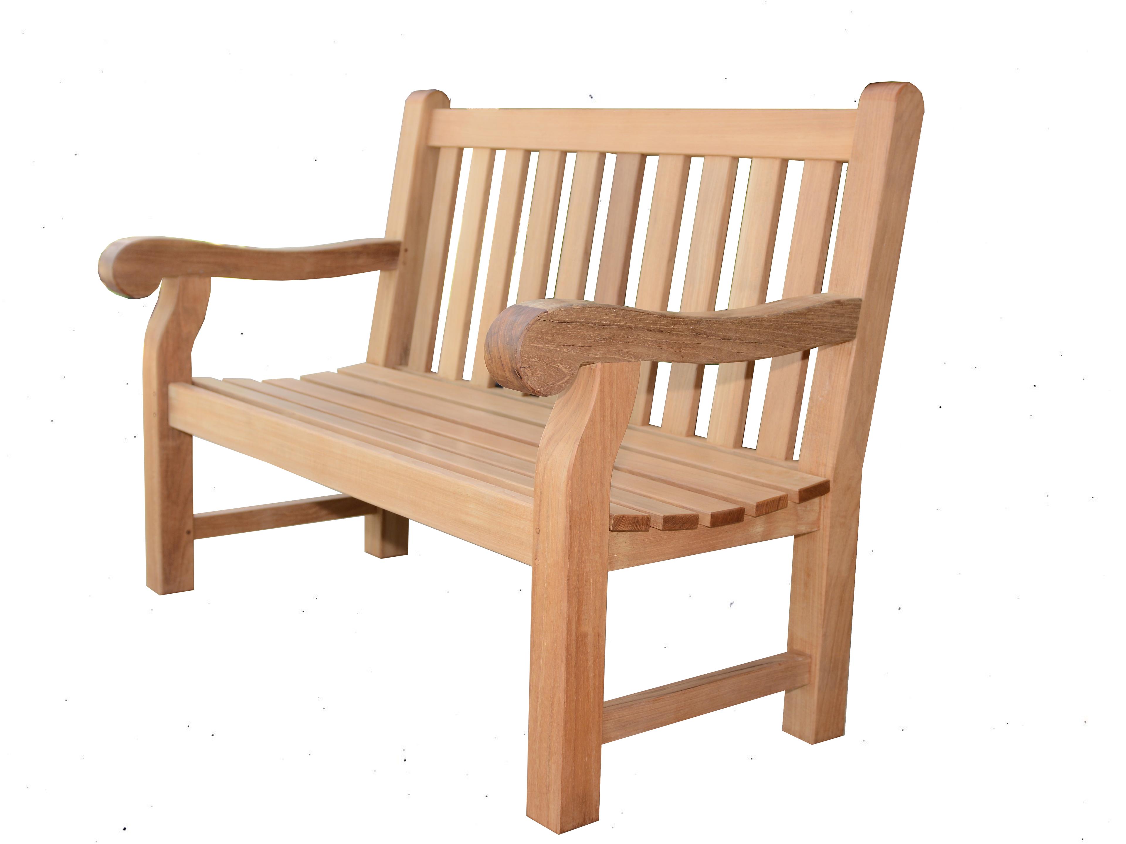 Three Birds Casual Theodore Teak Natural Outdoor Patio Bench