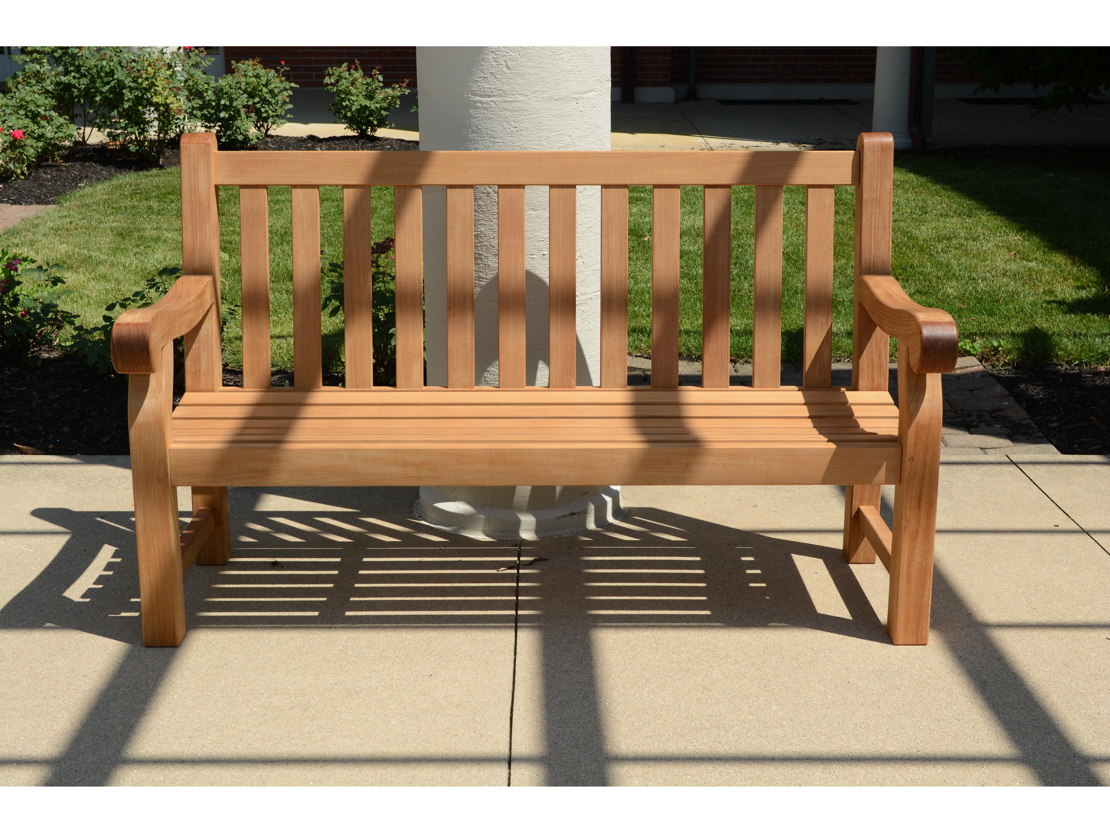 Three Birds Casual Theodore Teak Natural Patio Bench