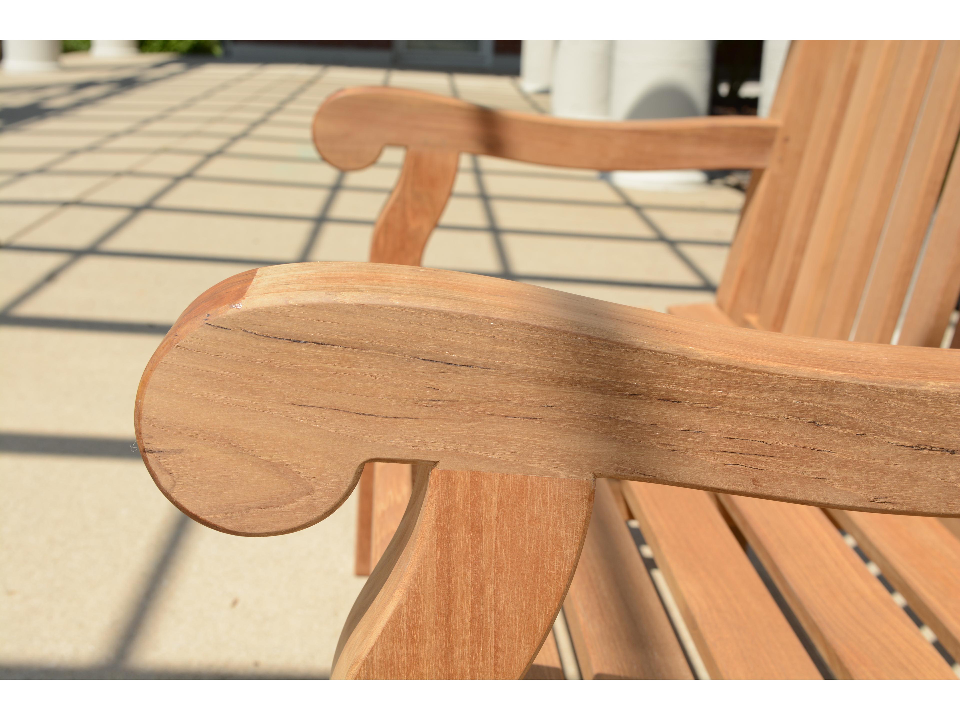 Three Birds Casual Theodore Teak Natural Patio Bench