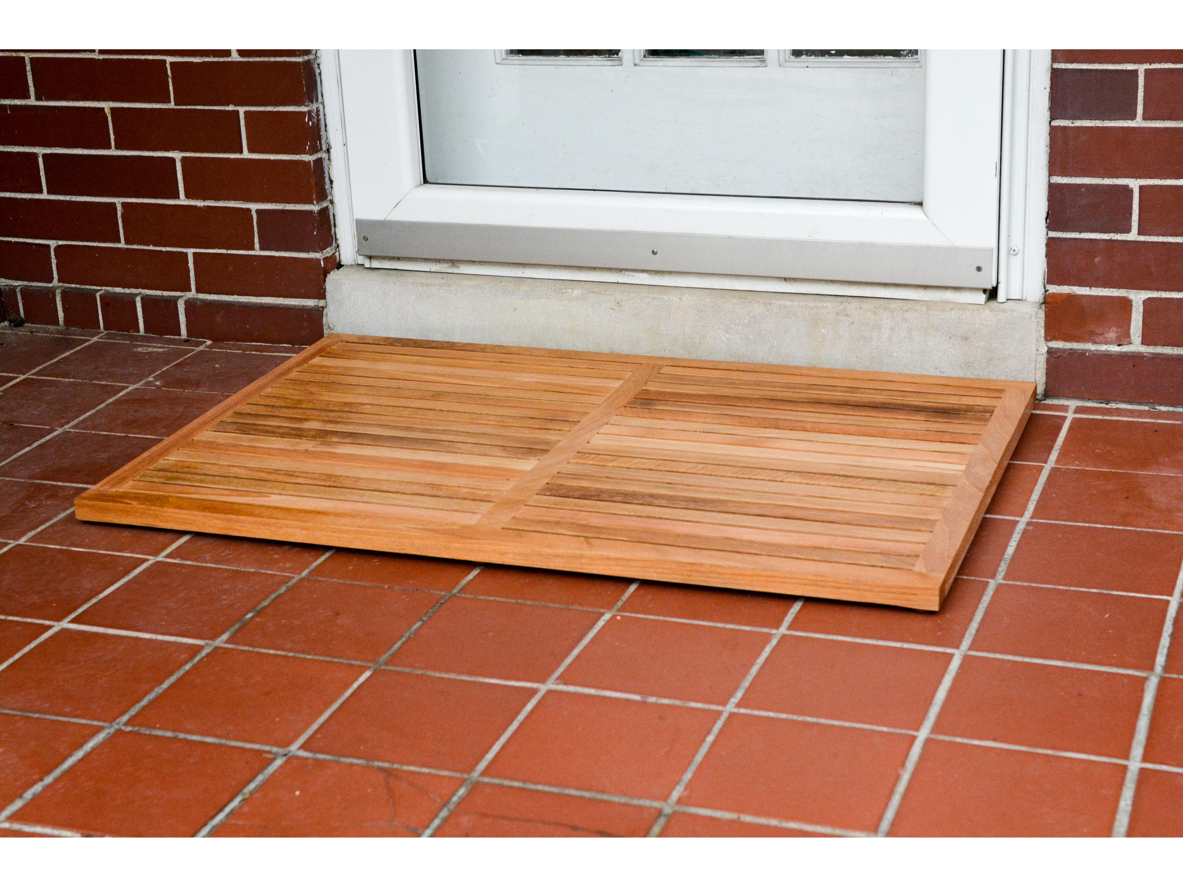 Three Birds Casual Teak Floor Mat