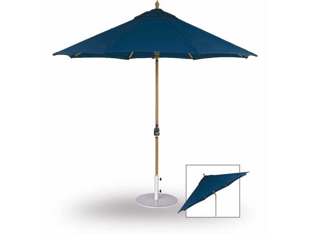 Three Birds Casual 9 Foot Pulley Lift Patio Umbrella