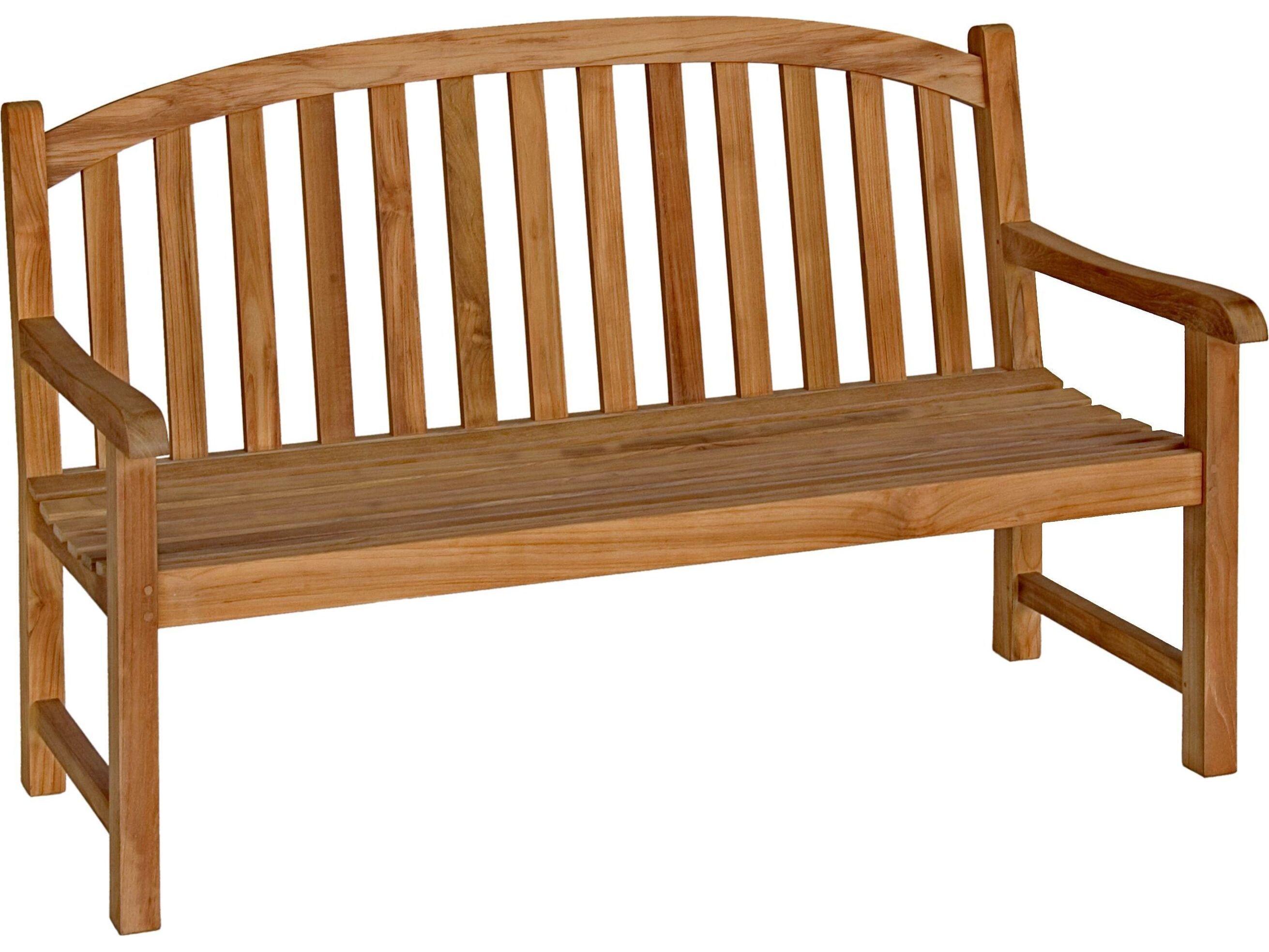 Three Birds Casual Victoria Teak Garden Outdoor Patio Bench 5 feet