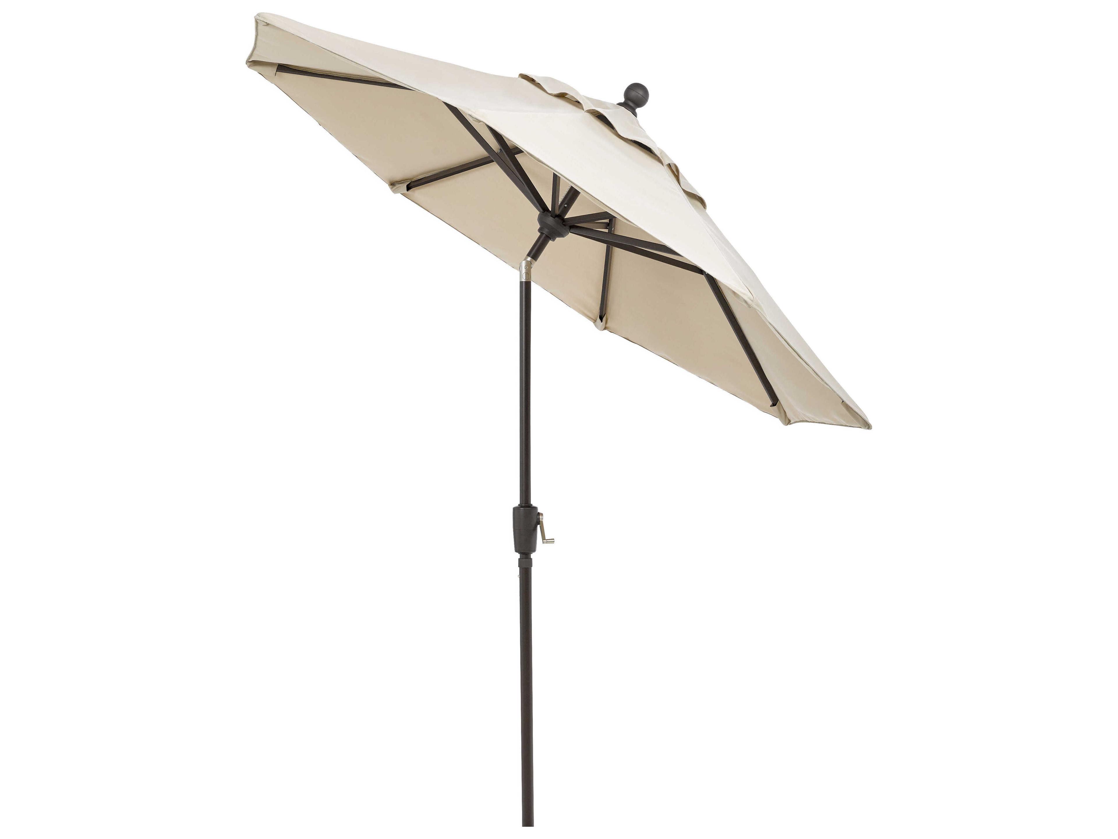 Telescope Casual Value Market Aluminum 7.5 Foot Octagon Push Up Lift Patio Umbrella