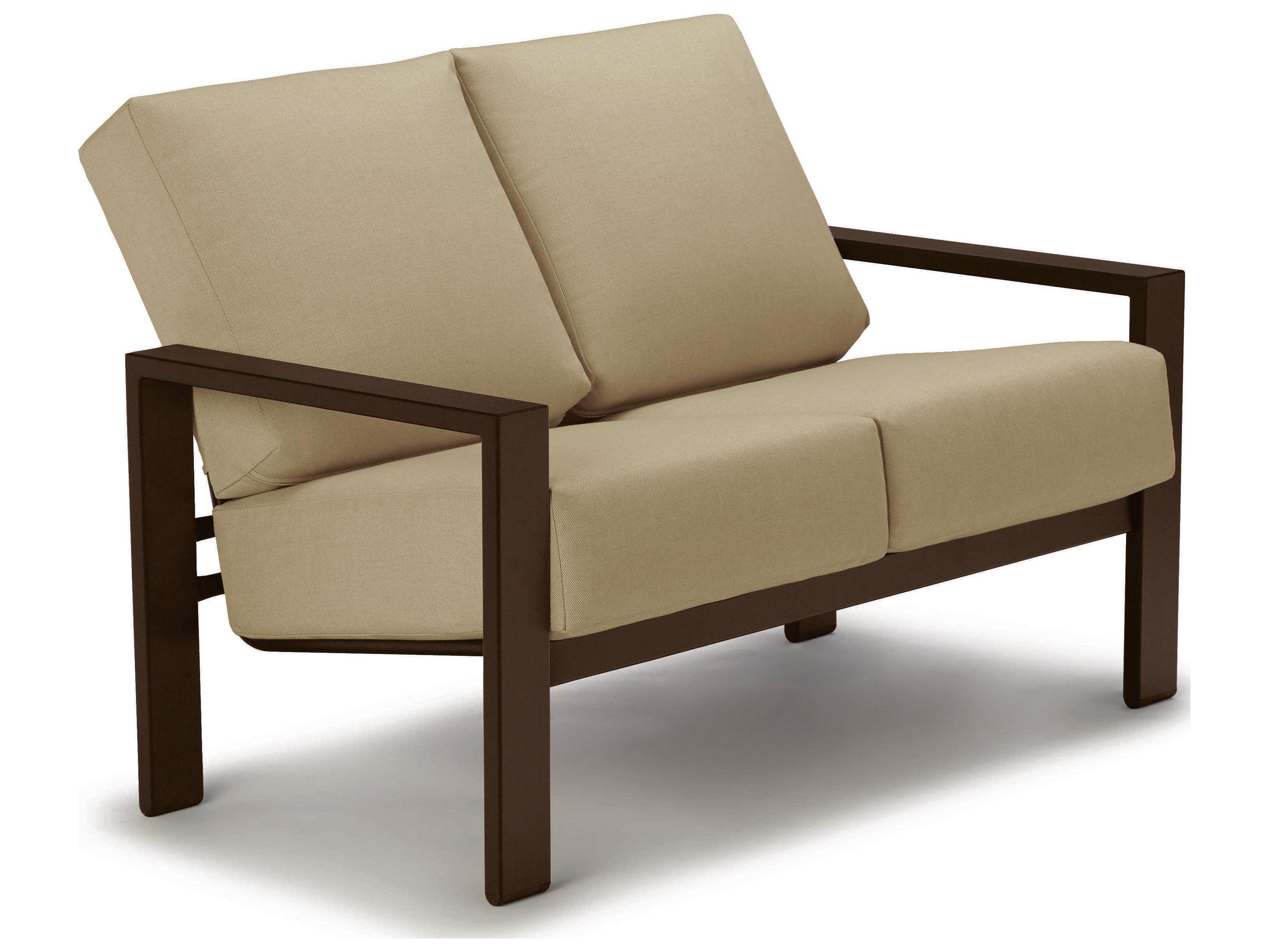 Telescope Casual Larssen Cushion Aluminum Outdoor Loveseat