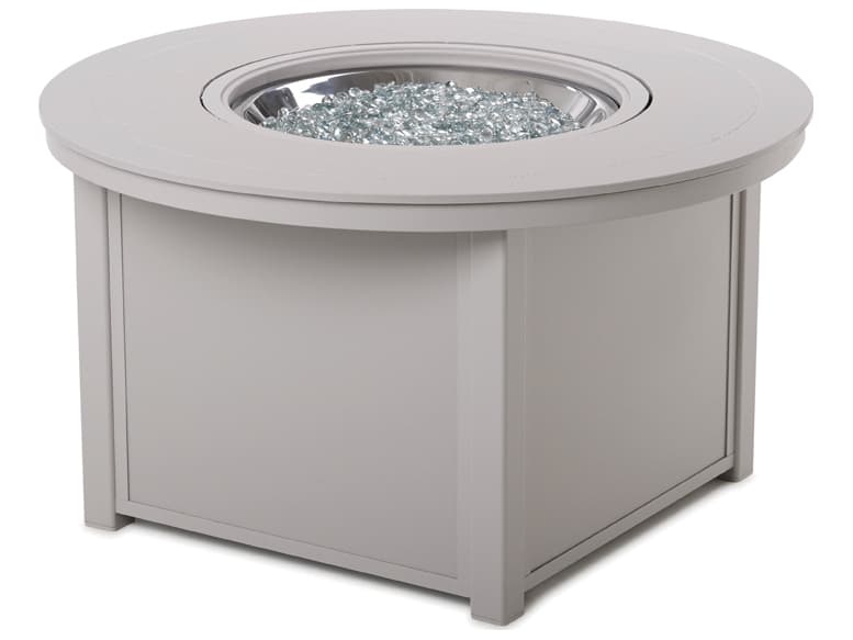 Telescope Casual MGP Aluminum Round Outdoor Patio Fire Pit Table