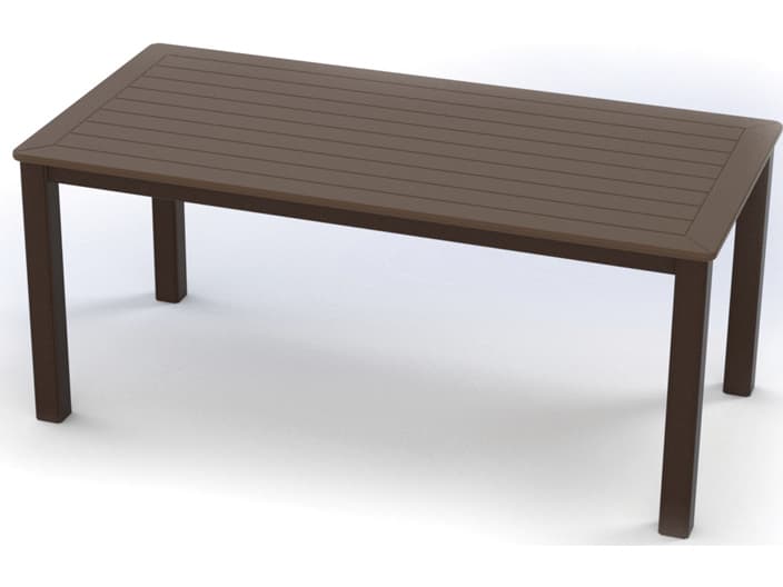 Telescope Casual Marine Grade Polymer Rectangular Patio Coffee Table