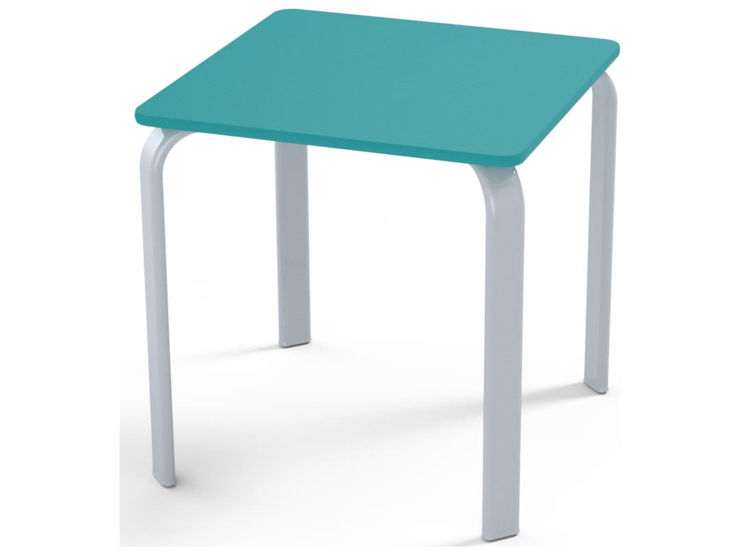 Telescope Casual Marine Grade Polymer Square Outdoor End Table