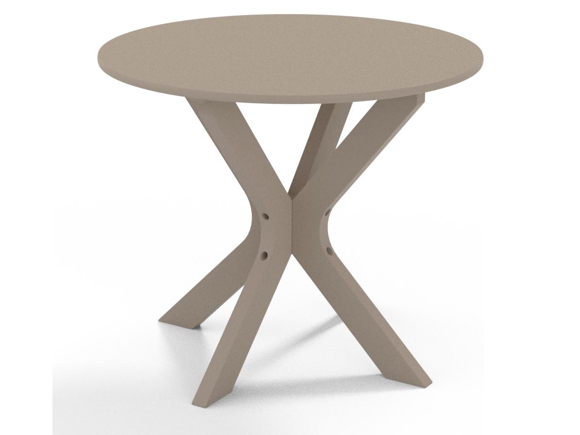 Telescope Casual Wexler Marine Grade Polymer Round Patio End Table