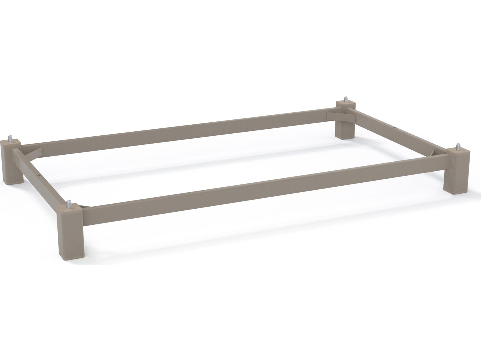 Telescope Casual Fire Pit Table Aluminum Dining Height Lift Kit