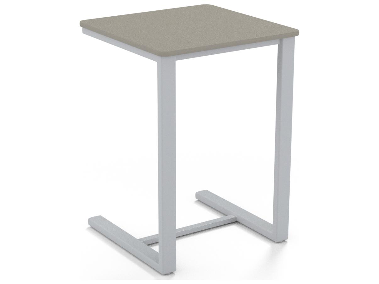 Telescope Casual Marine Grade Polymer Square Outdoor Side Table