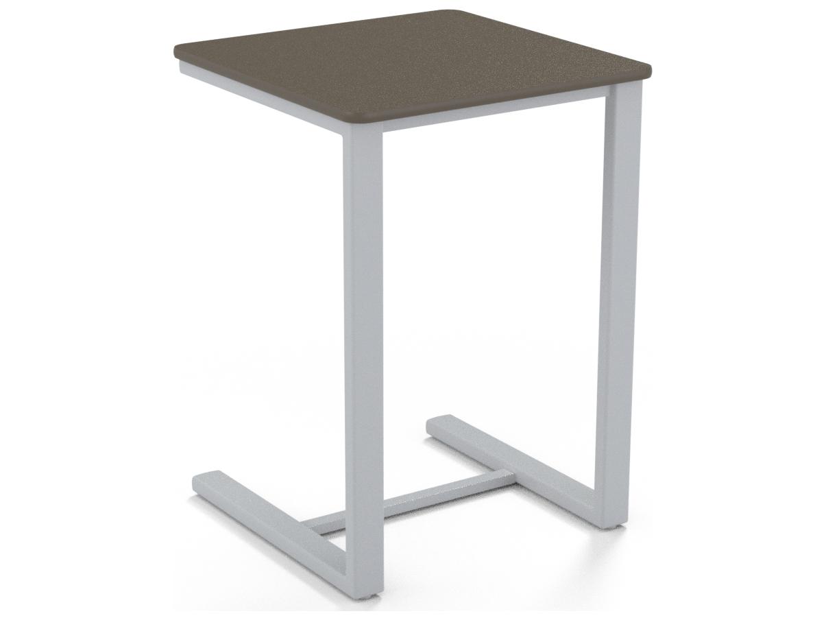 Telescope Casual Marine Grade Polymer Square Outdoor Side Table