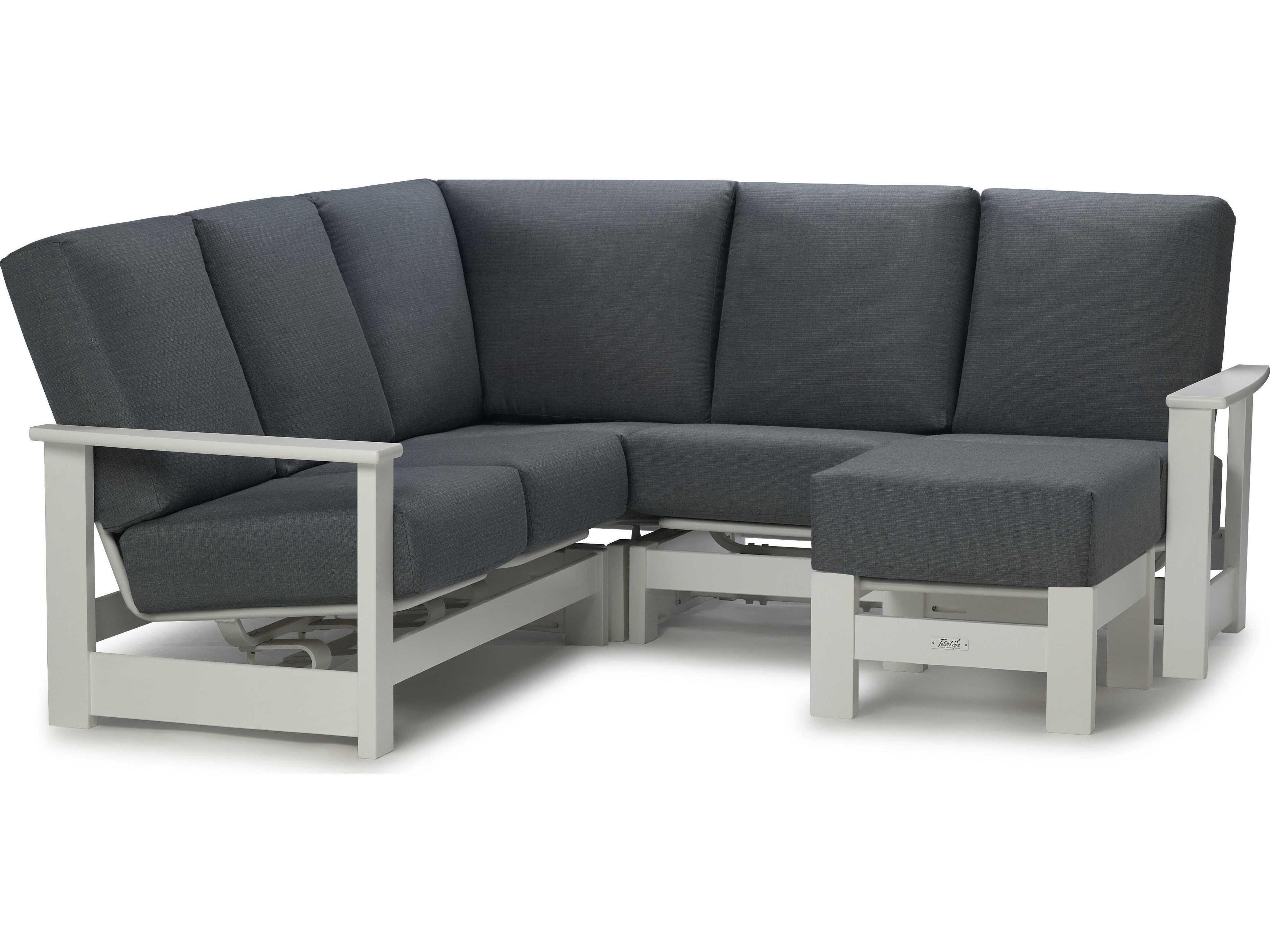 Telescope Casual Leeward Marine Grade Polymer Deep Seat Outdoor Ottoman