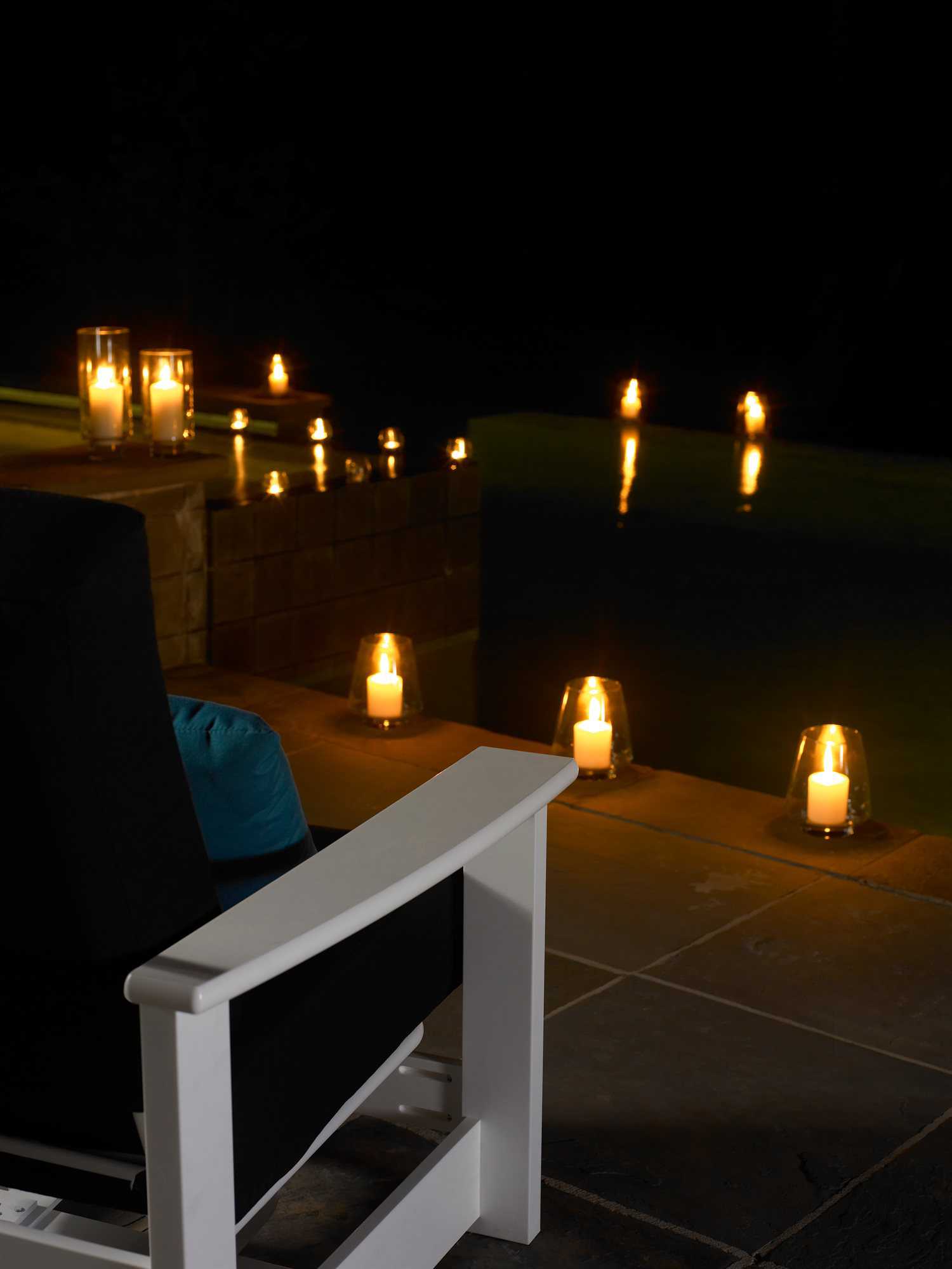 Telescope Casual Leeward Marine Grade Polymer Deep Seat Rocking Patio Lounge Chair