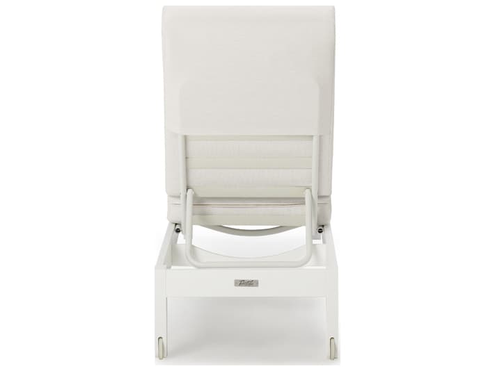 Telescope Casual Leeward Marine Grade Polymer Three Position Lay Flat Armless Patio Chaise Lounge