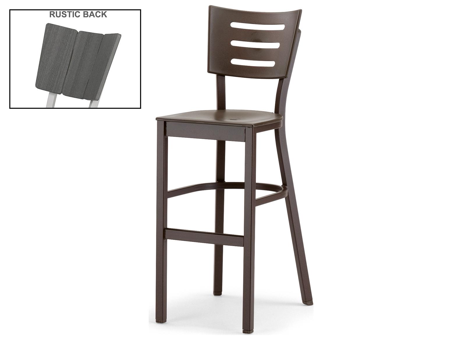 Telescope Casual Avant MGP Aluminum Stackable Bar Height Patio Chair