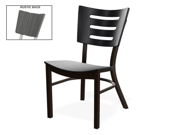 Telescope Casual Avant Marine Grade Polymer Aluminum Stackable Outdoor Dining Side Chair