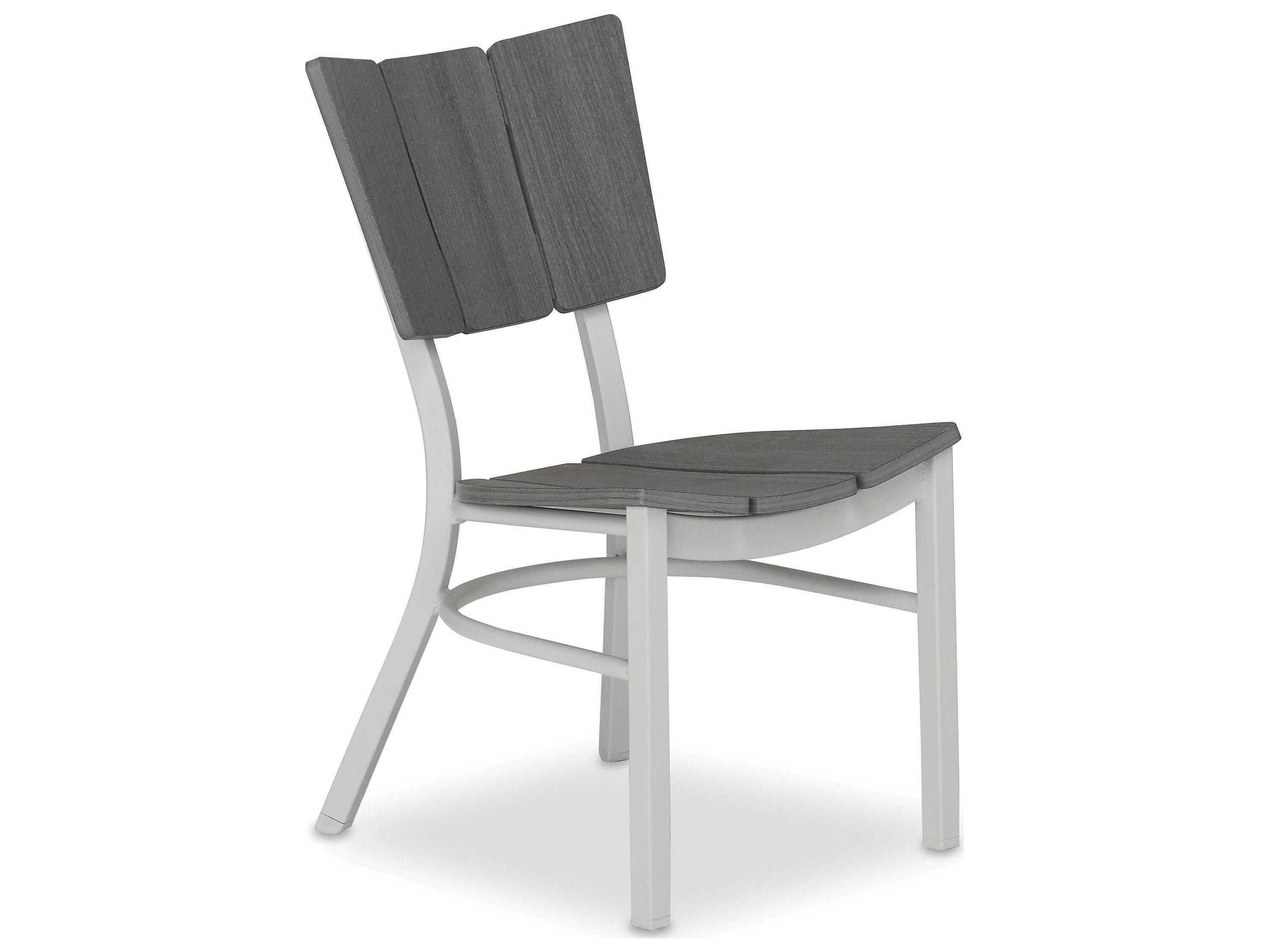 Telescope Casual Avant Marine Grade Polymer Aluminum Stackable Outdoor Dining Side Chair