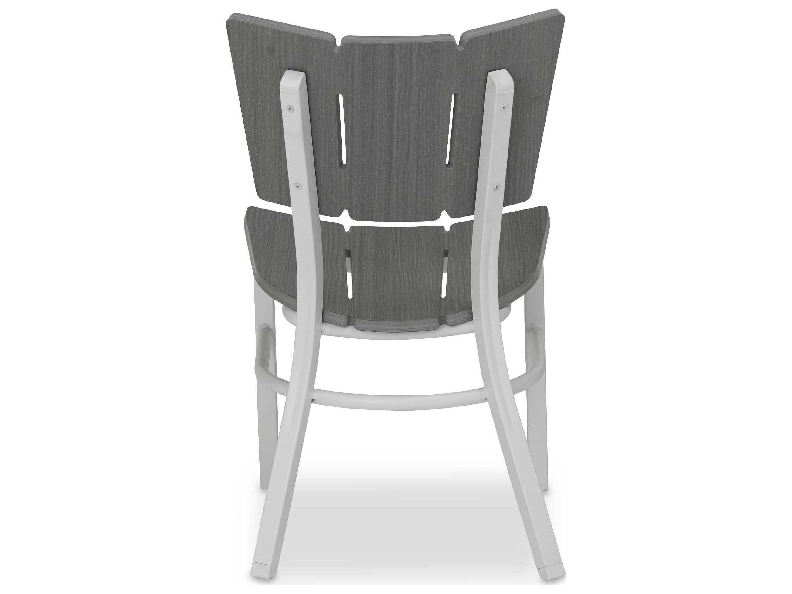 Telescope Casual Avant Marine Grade Polymer Aluminum Stackable Outdoor Dining Side Chair