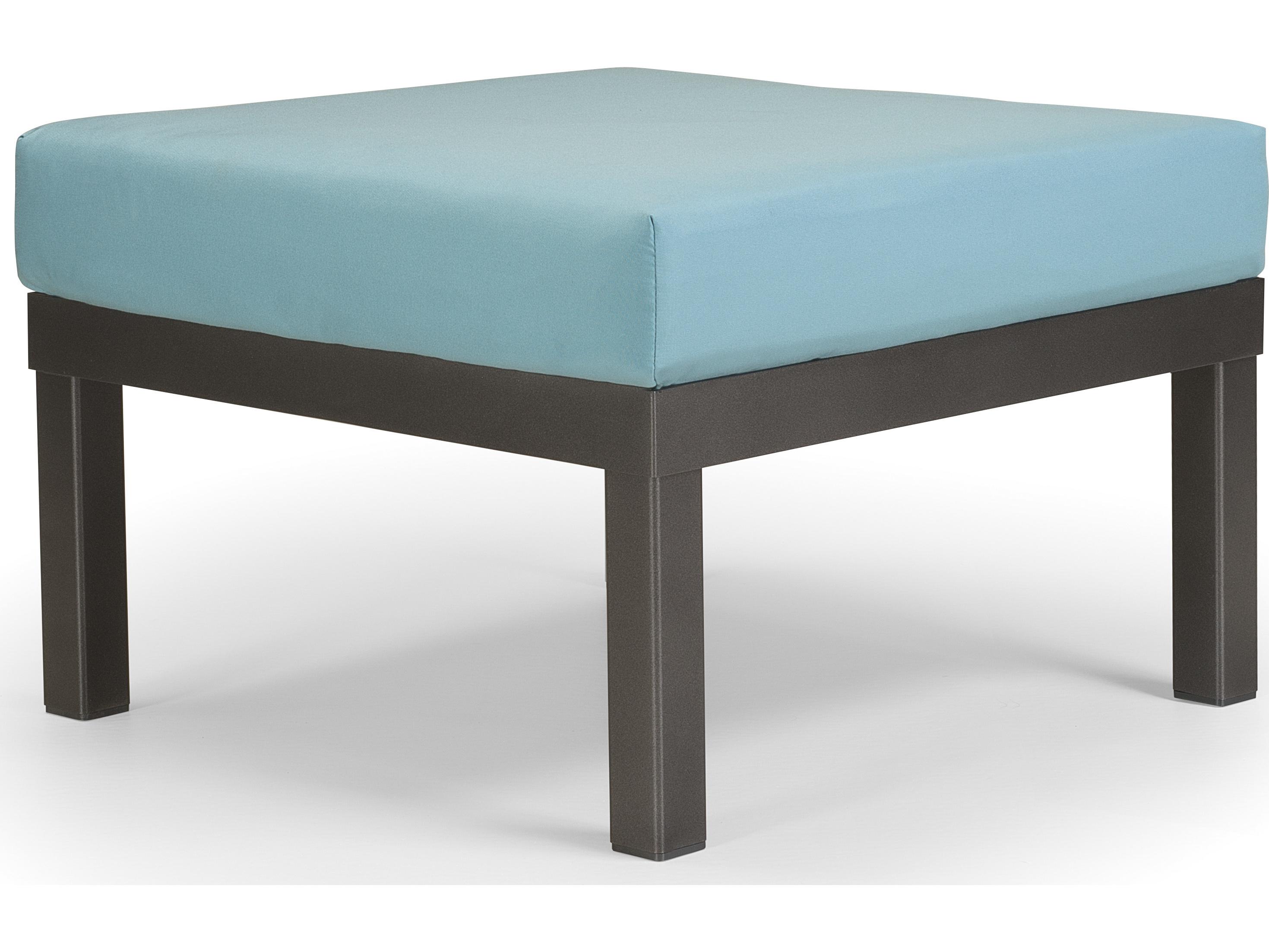 Telescope Casual Ashbee Sectional Cushion Cast Aluminum Patio Ottoman