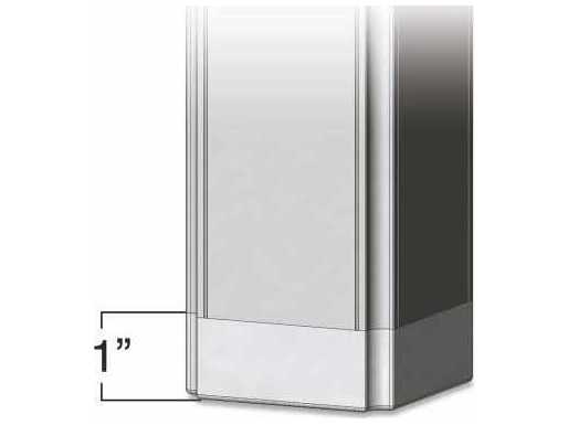 Telescope Casual 1'' Tall ADA-Compliant Leg Plugs (Set of 4 Plugs)