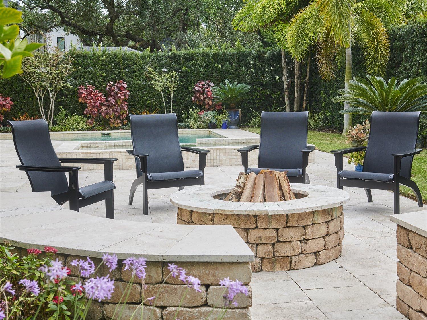 Telescope Casual Adirondack MGP Sling Patio Lounge Set