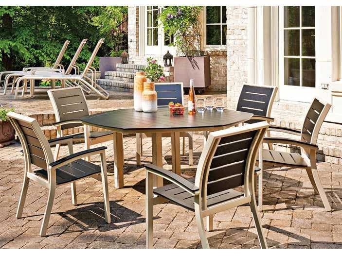 Telescope Casual Bazza MGP Aluminum Bench Outdoor Dining Set
