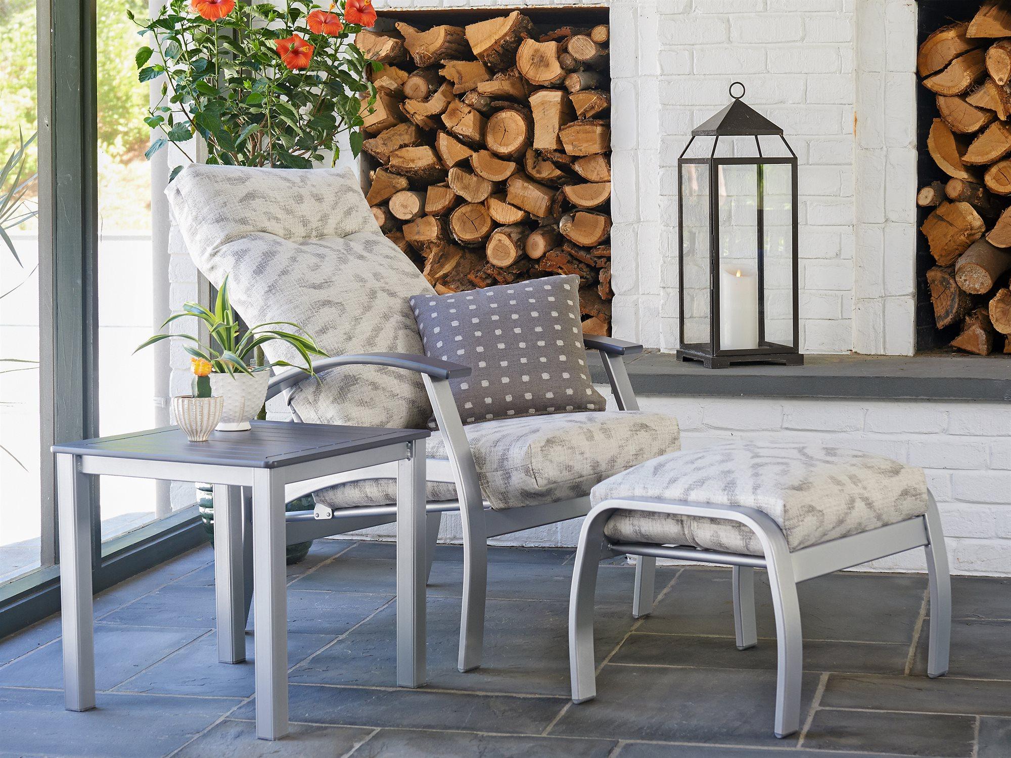 Telescope Casual Belle Isle Cushion Aluminum Outdoor Lounge Set