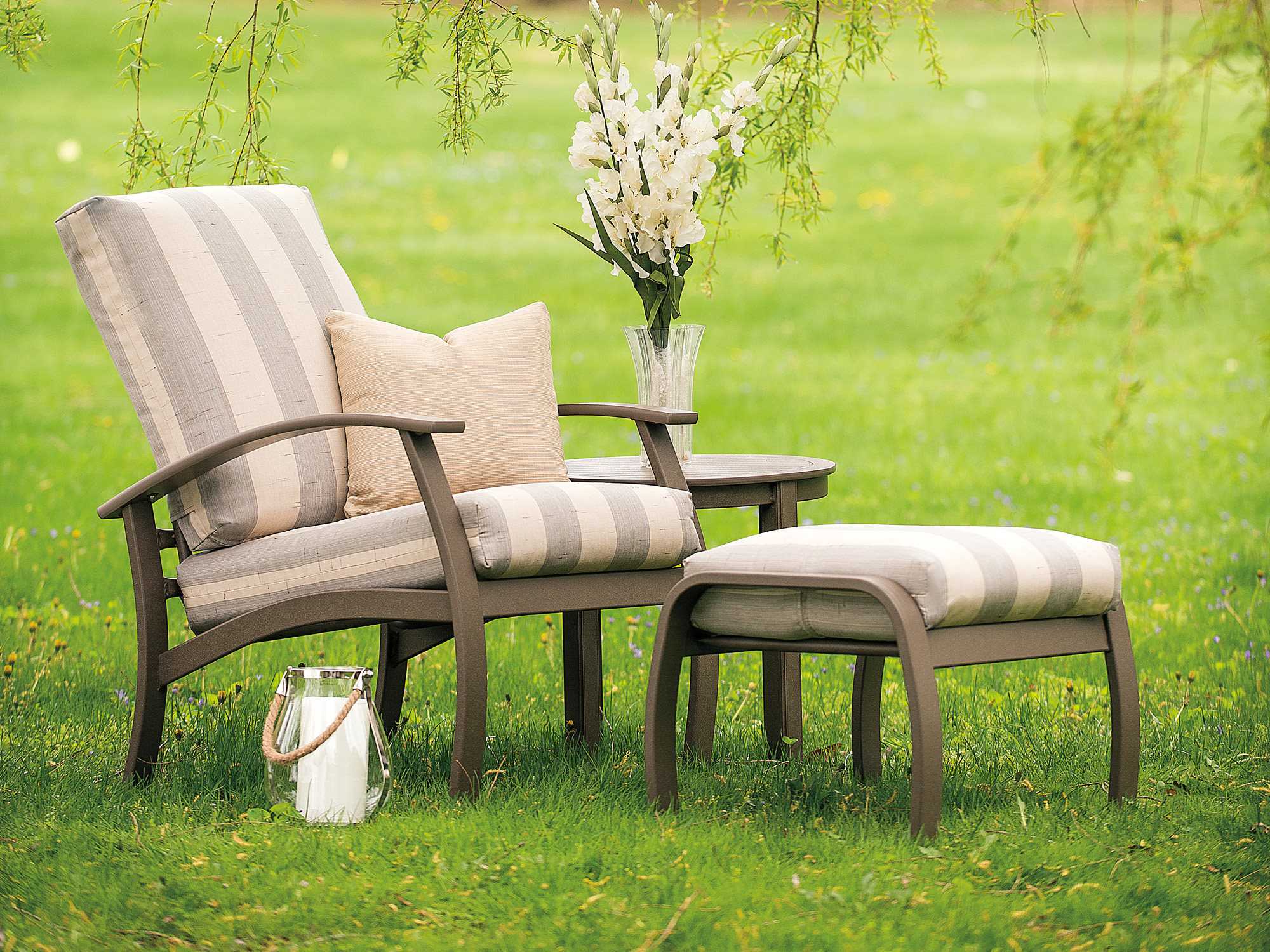 Telescope Casual Belle Isle Aluminum Outdoor Lounge Set