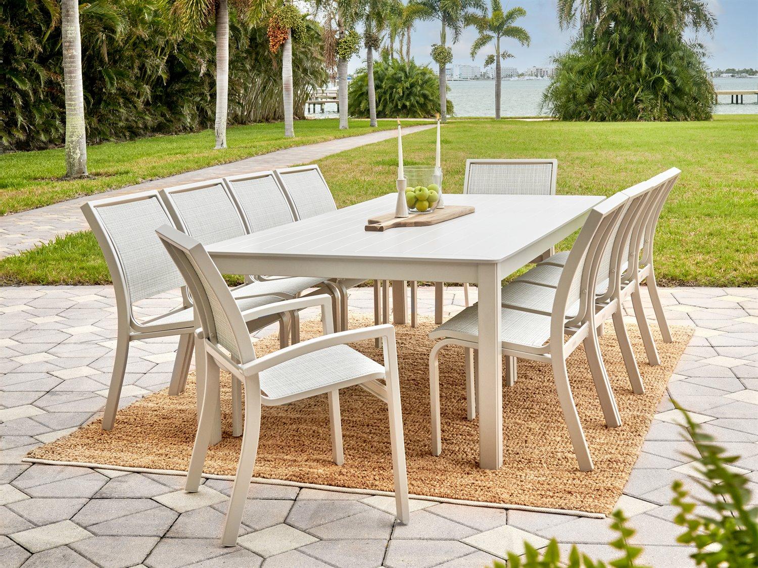 Telescope Casual Kendall Sling Aluminum Patio Dining Set