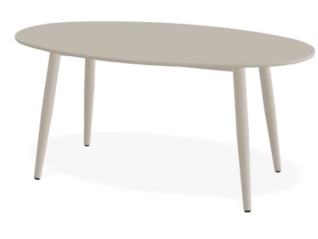 Telescope Casual Welles Aluminum Oval Patio Coffee Table