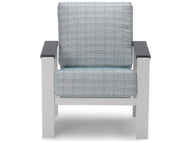 Telescope Casual Larssen Cushion Aluminum Lounge Chair with Polymer Arms