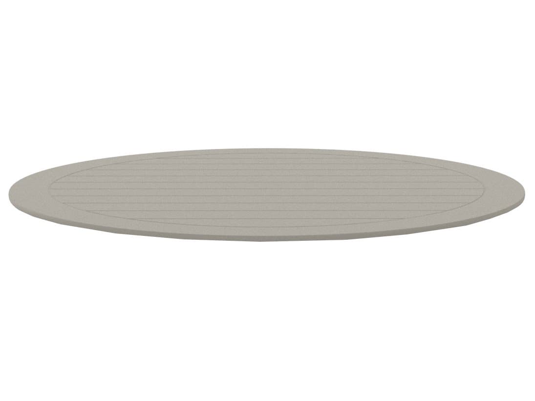 Telescope Casual Marine Grade Polymer Round Table Top with Umbrella Hole