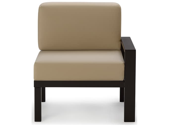 Telescope Casual Larssen Cushion Aluminum End/Arm Section Outdoor Patio Lounge Chair