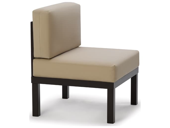 Telescope Casual Larssen Cushion Aluminum Modular Patio Lounge Chair