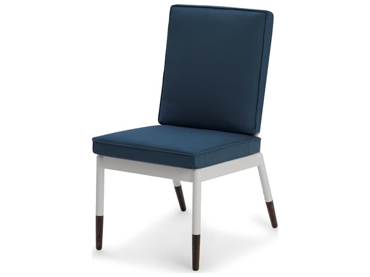 Telescope Casual Welles Cushion Aluminum Cafe Side Chair