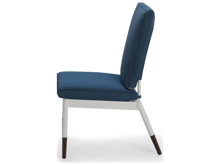 Telescope Casual Welles Cushion Aluminum Cafe Side Chair