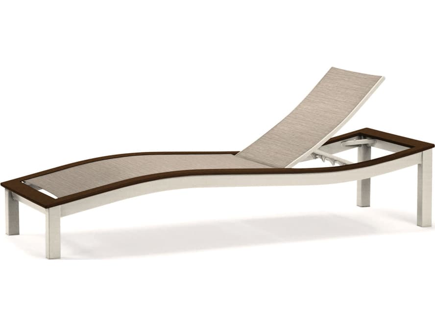 Telescope Casual Bazza MGP Aluminum Sling Contour Chaise Lounge