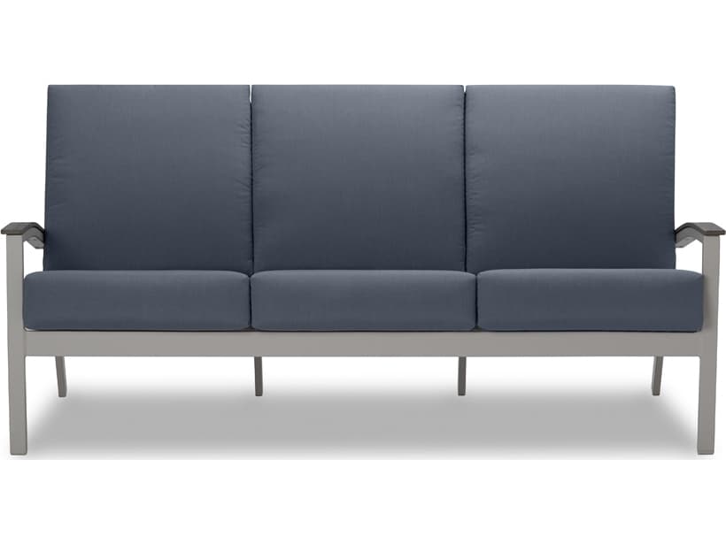 Telescope Casual Bazza Cushion Aluminum Sofa with Polymer Arms