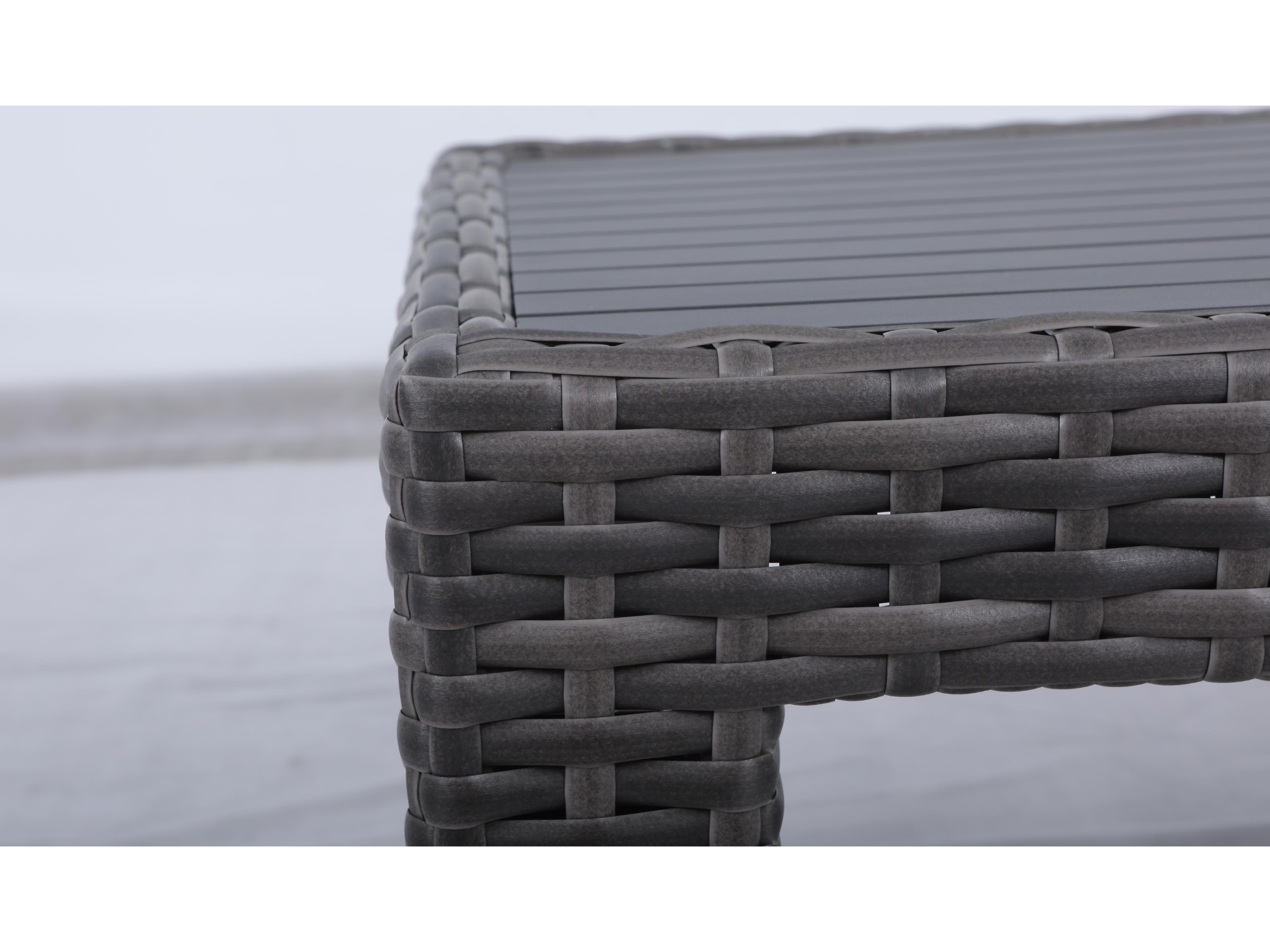 Teva Bora Bora Wicker Rattan Patio Coffee Table