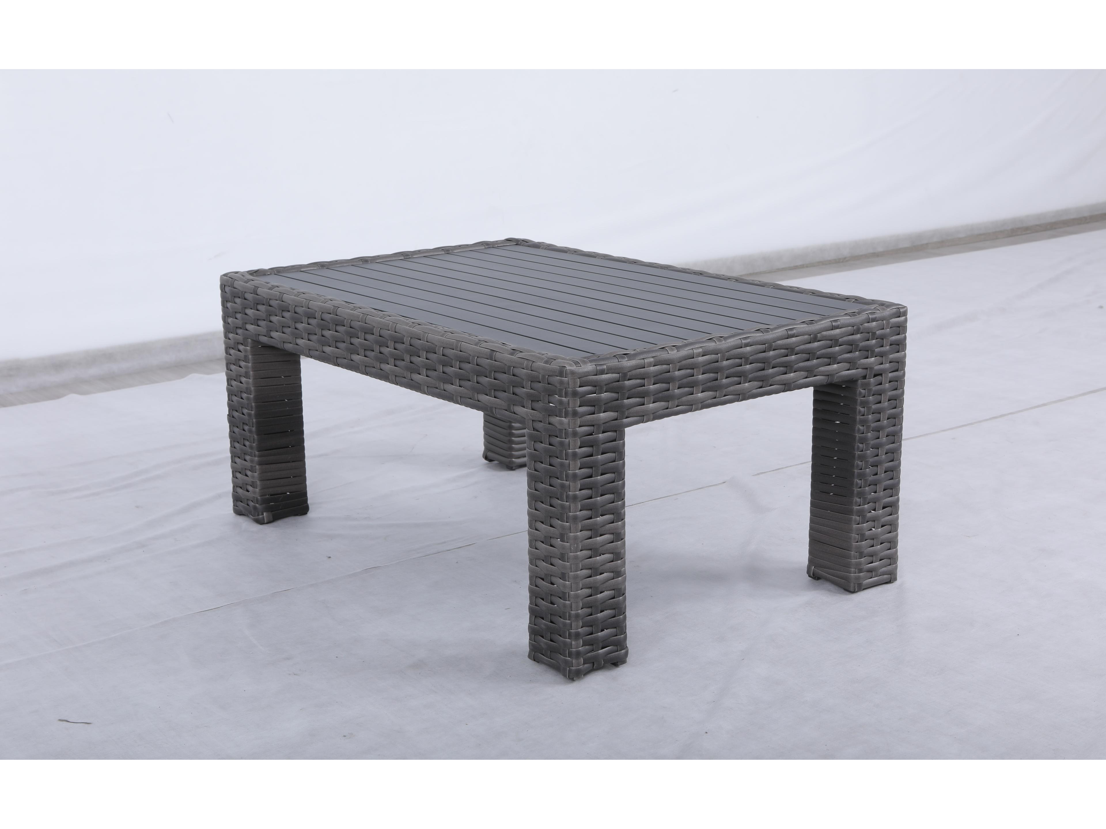 Teva Bora Bora Wicker Rattan Patio Coffee Table