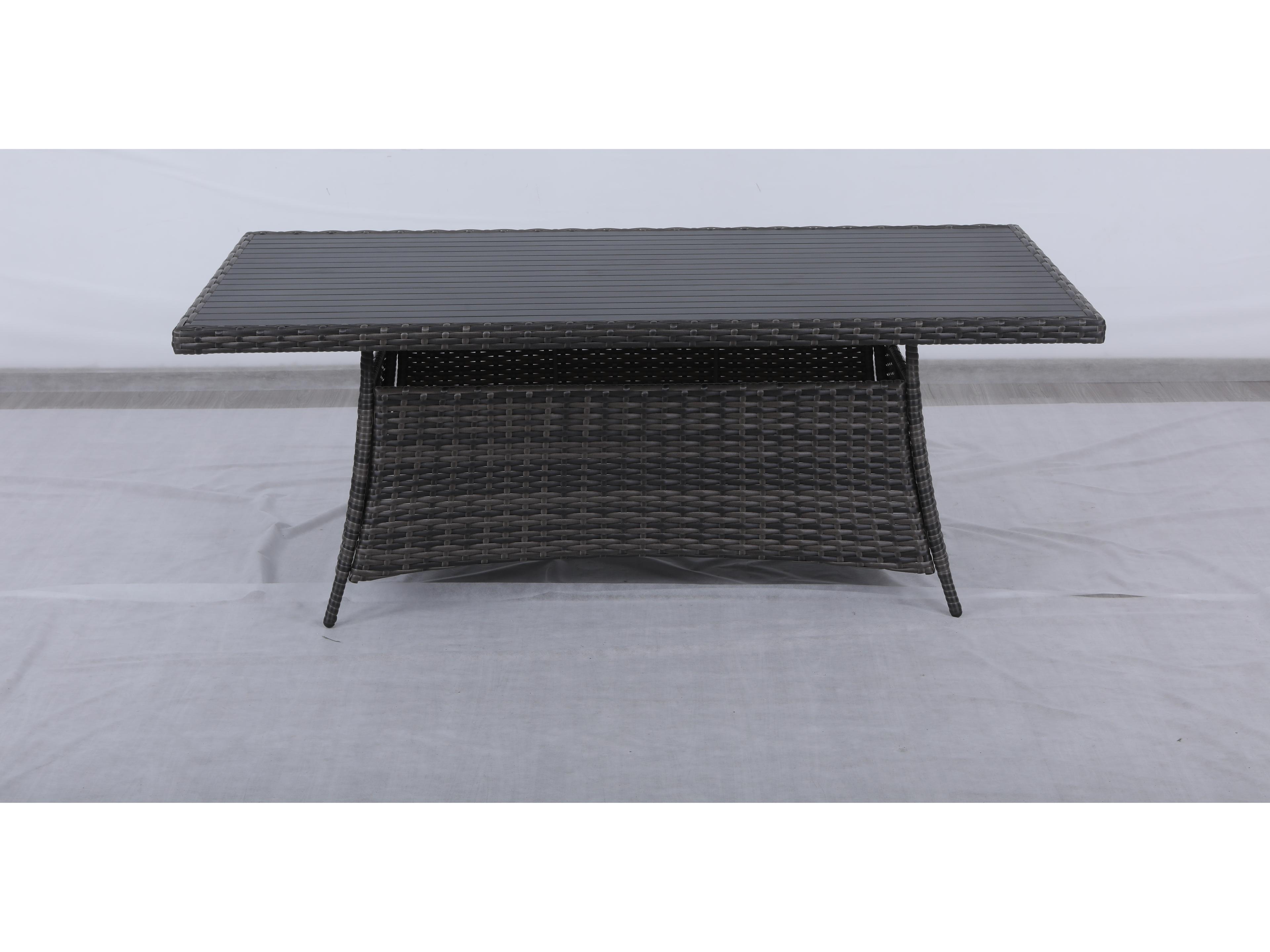 Teva Bora Wicker Rectangular Dining Table
