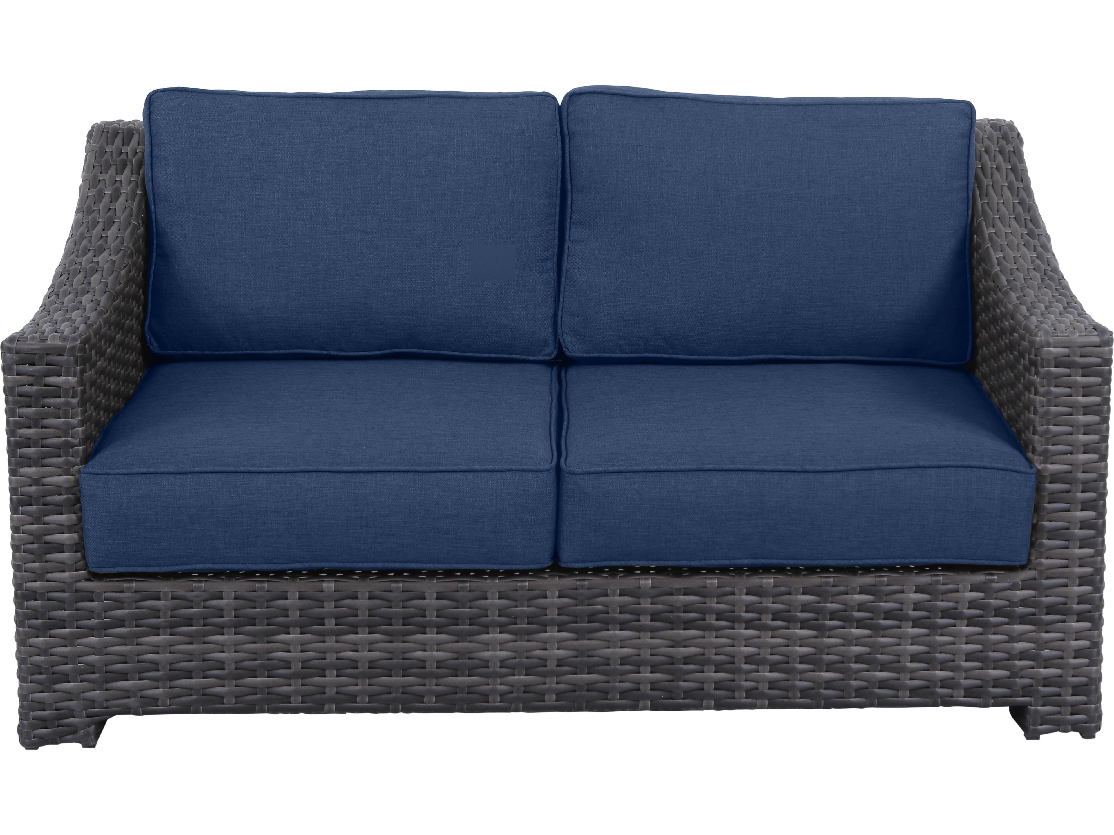 Teva Bora Wicker Cushion Loveseat