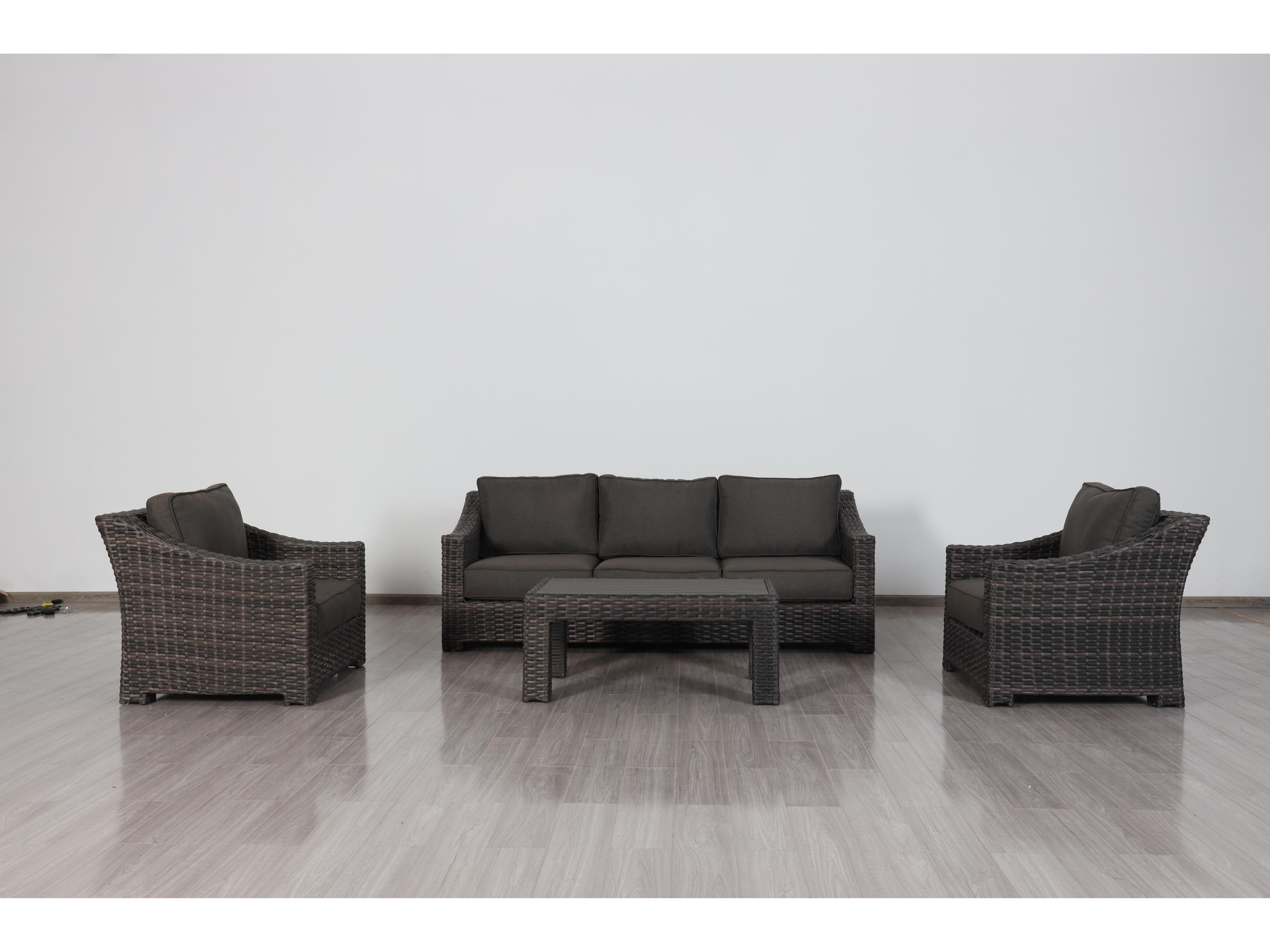 Teva Bora Bora Wicker Rattan Patio Lounge Set