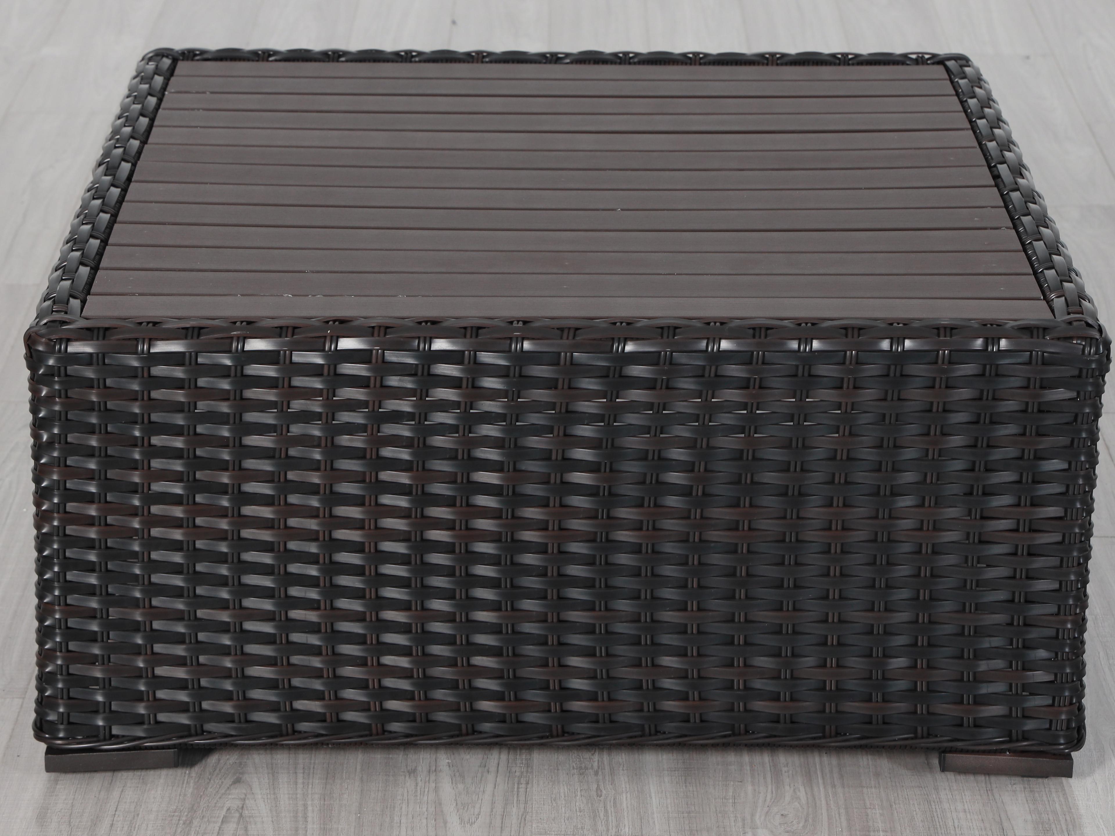 Teva Santa Monica Grey Wicker Rattan Outdoor Lounge Set