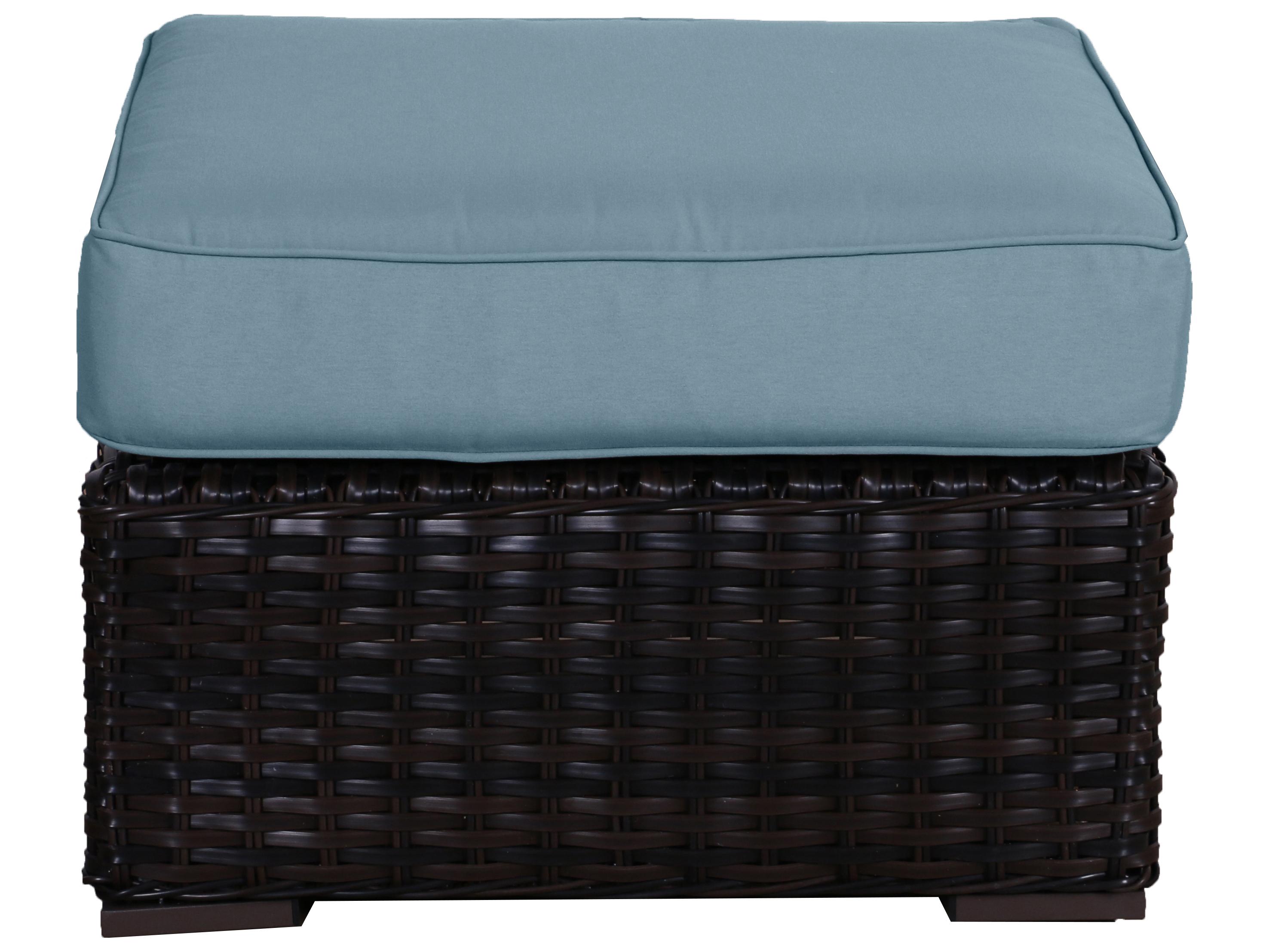 Teva Santa Monica Wicker Cushion Ottoman